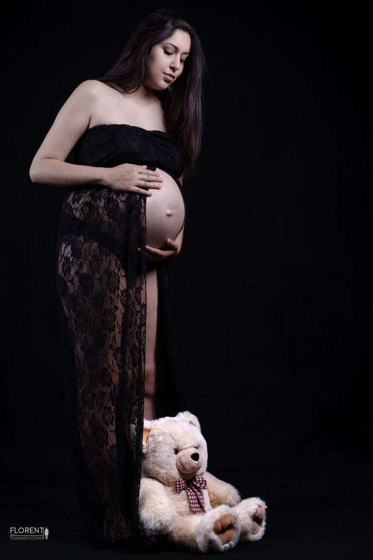 photographe grossesse maternité peluche florent studio boulogne sur mer lille le touquet paris calais