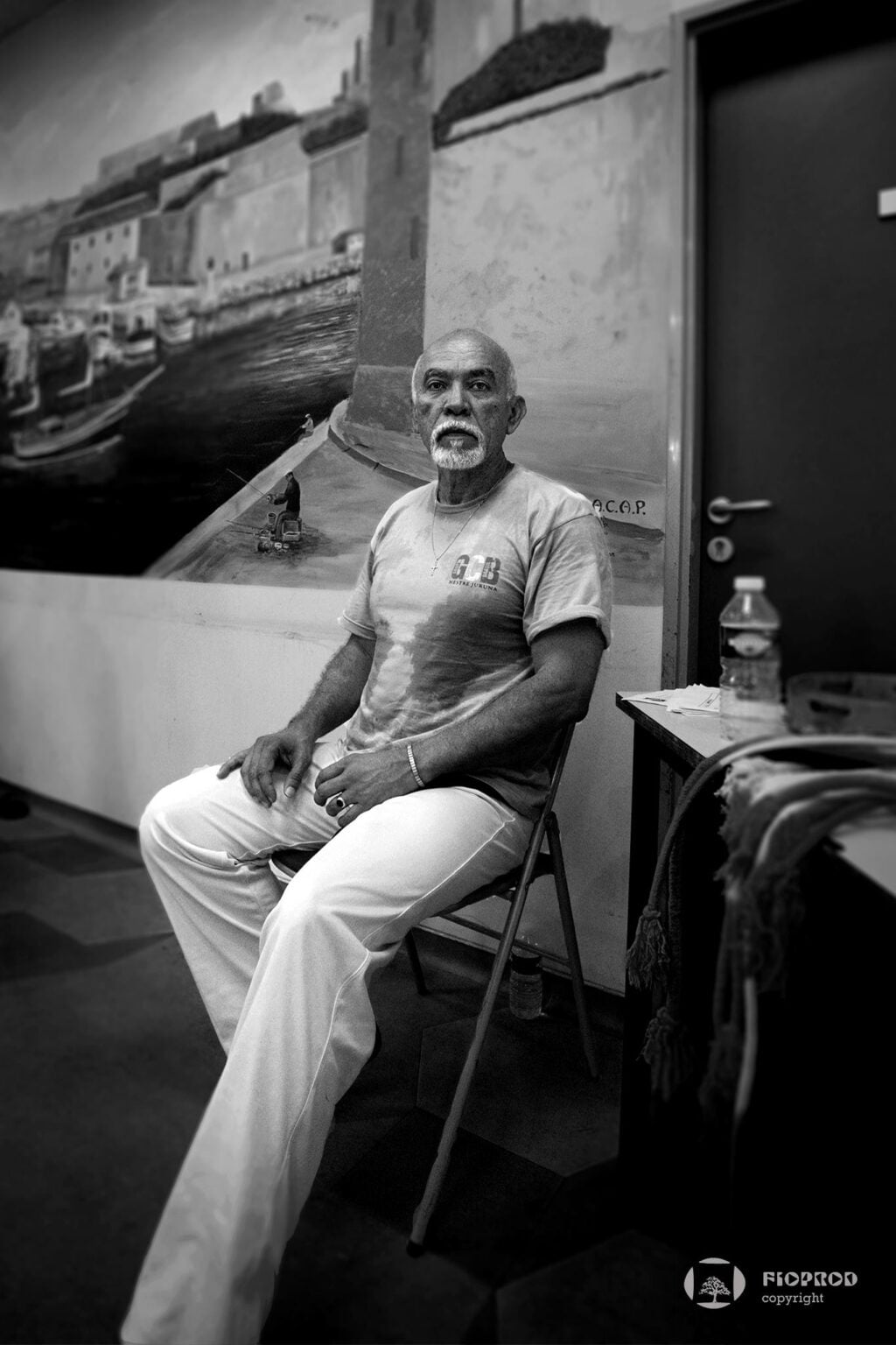 portrait d'un mestre de la capoeira marseille florent photographe boulogne sur mer